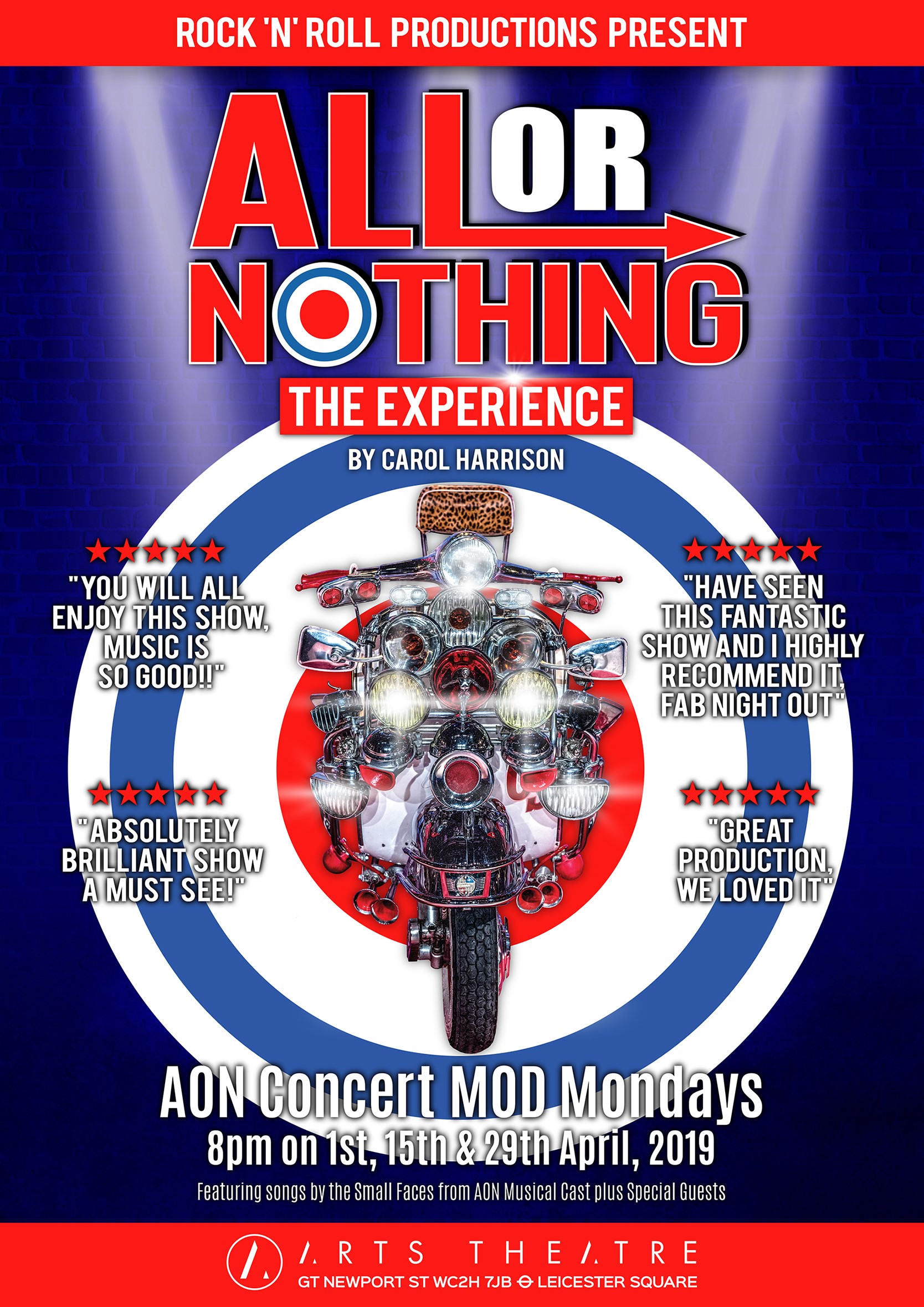 All Or Nothing The Experience Rock N Roll Productions